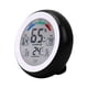 thumbnail image 1 of Toystoory LED electrónico temperatura humedad termómetro medidor plástico hogar baño interior exterior higrómetro retroiluminación pantalla Cocina y Comedor Negro, 1 of 6
