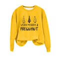 thumbnail image 4 of EGNMCR Chandail en Molleton de Noël Col Rond Imprimé Ample Manches Longues Sans Capuche, 4 of 4
