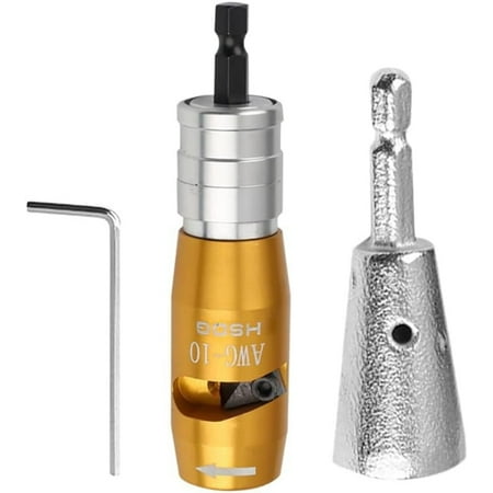 

Wire Stripper for Drill 2024 US Version Wire Stripper and Twister Tool for Drill Portable Aluminum Alloy Wire Twisting Tool for 8-14 AWG Cable Peeling and Stripping Machine