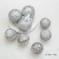 thumbnail image 4 of Adornos navideños de espuma de 8 a 10 cm, bolas de plástico irrompibles y brillantes, decoración colgante para árbol de Navidad, decoraciones navideñas 2024, 4 of 5