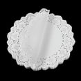 thumbnail image 3 of 100Pcs Round Paper Lace Doilies Cake Placemat Party Wedding Baking Decoration Creative Craft Napkins Placemat Table Decoration, 3 of 10