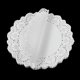 thumbnail image 3 of 100Pcs Round Paper Lace Doilies Cake Placemat Party Wedding Baking Decoration Cup Wine Decorative Mat Placemats For Table, 3 of 11