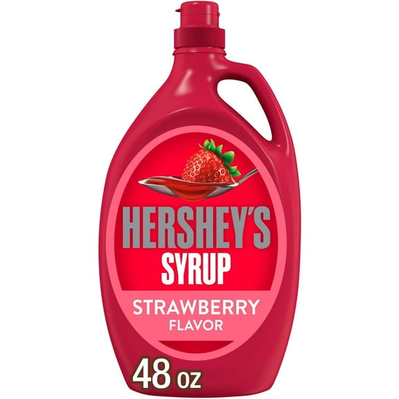 Hershey's Strawberry Flavored Syrup, Bottle 48 oz