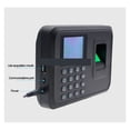 thumbnail image 3 of Time Clock,Attendence Machine Biometric Fingerprint Time Attendance Time Clock Recorder Employee Digital Electronic Attendance Machine, 3 of 4
