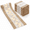 Fashion-12x108 Inches, variant on Classic 12x108 Inches 6 Pack Burlap Table Runner with Warm LED Lights