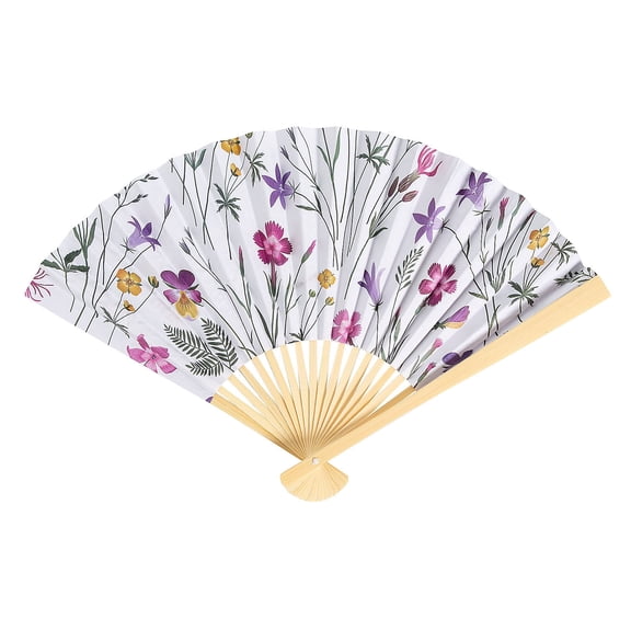 Fun Express Garden Party Folding Hand Fans - 12 Pieces