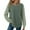 Green#001, variant on Long Sleeve Womens Tops Lightweight Sweater Dressy Casual Soft Pullover 2025 Fall Business Color Block Clothing Gray S-2XL