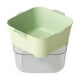 thumbnail image 2 of Escurridor escurridor de doble capa, organización de cocina, cuenco de lavado de frutas y verduras reutilizable para frutas y verduras Verde perfecl  Cesta de drenaje, 2 of 6