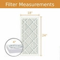 thumbnail image 2 of 18x24x4 Key Pleat Purolator Air Filter - MERV 8 (3 Pack), 2 of 6