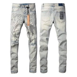 2025 Ksubis Jeans brand Jeans Men's Jeans Casual Comfort Holes