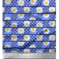 thumbnail image 1 of Soimoi Rayon Fabric Stripe,Square & Daisy Floral Fabric Prints By Yard 56 Inch Wide, 1 of 1