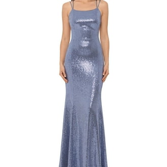 Betsy & Adam Midi Halter Crepe Dress Pine 2 - Walmart.com