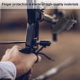 thumbnail image 3 of Soft Leather Thumb Ring Archery Finger Protector Recurve Bow Finger Guard Traditional Bow Protector Shooting Glove, 3 of 8