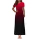 thumbnail image 1 of Vestido Corto de Verano de la Moda de las Mujeres Impreso de Manga Corta Cuello Redondo Tobillo de Longitud Vestido Casual, 1 of 4