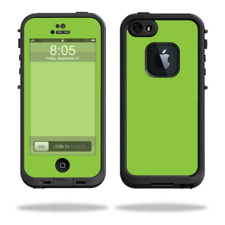 Skin For Lifeproof iPhone 5s case - Solid Lime Green | MightySkins Protective, Durable, and Unique Vinyl Decal wrap cover | Easy To Apply, Remove, and Change