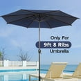 thumbnail image 5 of Abba Patio 9ft Lyon Outdoor Patio Umbrella Cover Replacement w/ 8 Sturdy Ribs, Dark Blue, 5 of 6
