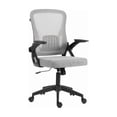 thumbnail image 1 of Silla de Oficina Flux Lite EC313, Reposabrazos Abatibles, Soporta hasta 100Kg, Color Gris., 1 of 3
