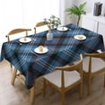 thumbnail image 2 of Rectangle Table Cloth, Clan Fitzgerald Tartan Blue Plaid Resistant Washable Tablecloth Decorative Table Cover for Dining, Indoor and Outdoor, 2 of 6