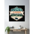thumbnail image 2 of Eldorado National Forest Poster Wall Art, Modern Wall Decor, 24x24 UNFRAMED, 2 of 3