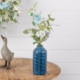 thumbnail image 2 of Melrose Vine Leaf Decorative Vases - 8.75" - Blue - Set of 2, 2 of 3