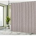 thumbnail image 4 of Ambesonne Vintage Tribal Shower Curtain, Boho Geometric Forms, 69"Wx75"L, Mauve Taupe Tan, 4 of 4