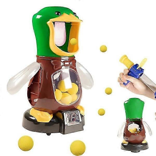 Hungry Duck Shooting Game, Walking & Countable Hungry Duck Shooting Toy with 12 Balls