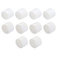 thumbnail image 1 of Unique Bargains 10pcs Rubber End Caps 52mm ID Vinyl Round Tube Bolt Cap Cover Screw Thread Protector White, 1 of 3