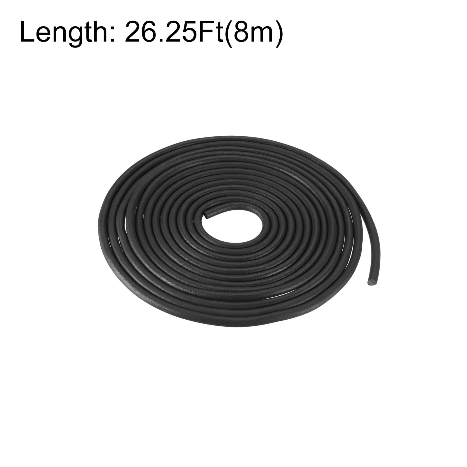 Unique Bargains Nitrile Rubber Round Seal Strip for DIY Gasket 4mmx8m
