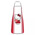 thumbnail image 1 of Custom Bib Hello Kitty Cat Apron for Men Women Unisex Adult Chef Kitchen Cooking Tablier Cuisine Painting, 1 of 7