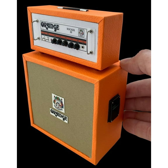 Orange ROCKER 30 Stack Guitar Amplifier 1:4 Scale Miniature Replica