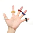 thumbnail image 2 of 2 anillos de masaje sensorial para dedos para adolescentes y adultos, reductor de estrés silencioso Irfora 2pcs/Oro y plata, 2 of 5