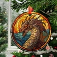 thumbnail image 2 of Sea Dragon: Ornament Style Wall or Window Hanging, 2025, Holiday Decoration, Seasonal Keepsake Gift, Unique Collectible, Window Hanging, Home Decor 2025, Seasonal Holiday Decor,, 2 of 5