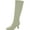 Ivory Leather, variant on Sam Edelman Women's Leigh Knee High Boots Black Suede 10M