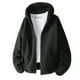 thumbnail image 1 of pstuiky Camisas casuales de manga larga para hombre, Chaqueta tipo cárdigan de polar con cremallera y capucha de manga larga para hombre Tops casuales para hombres l, 1 of 2