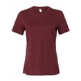 thumbnail image 1 of Bella + Canvas - Camiseta de Manga Corta para Mujer (Granate), 1 of 3