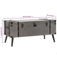 thumbnail image 4 of vidaXL Coffee Table Engineered Wood 102x51x47.5 cm, 4 of 4