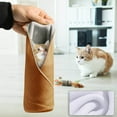 thumbnail image 3 of Cat Grooming Restraint Bag - Adhesive Cloth Wrap for Hair Protection, Calming & Wound Care, 30x30cm Reusable Pet Grooming Aid with Gentle Restraint, 3 of 4