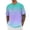 Green, variant on Krdevn Men's Oversized T Shirt Crew Neck Short Sleeve T Shirt with Gradient City Print Basic Shirts Men Loose Casual Shirts Sports Shirts,XS