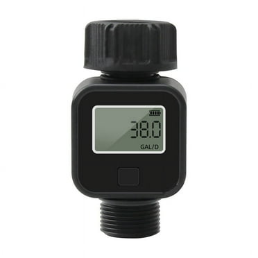 Water Flow Recorder Digital Water Flow Meter 3/4in Hose Water Meter for Measuring Wate y8363
