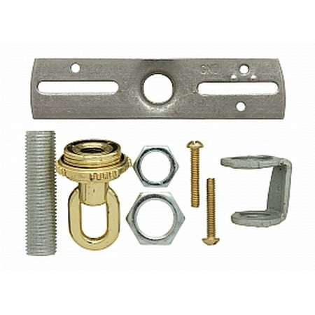 Satco Screw Collar Loop Parts Bag Brass