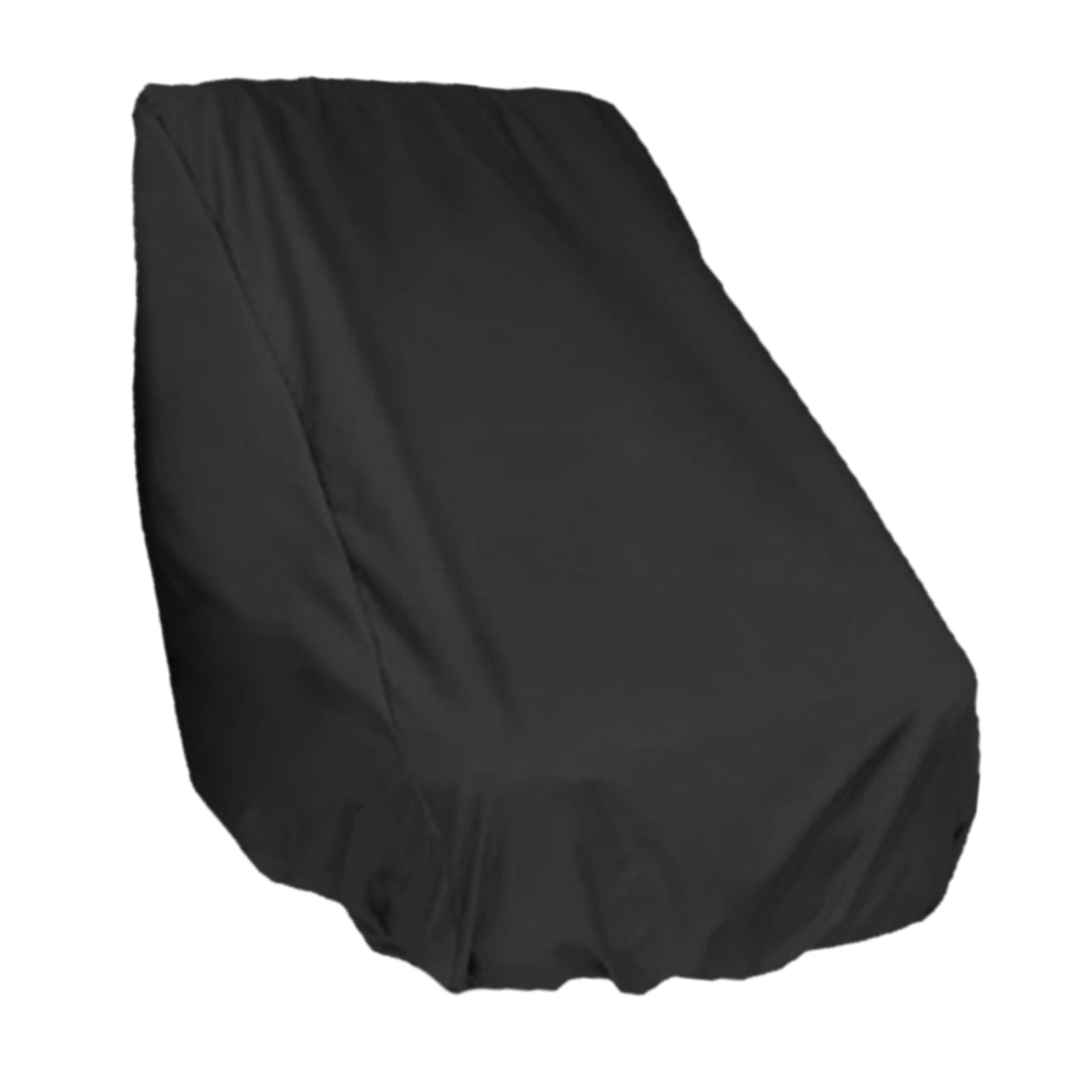 Large Boat Folding Waterproof Yacht Seat Cover 210D Oxford Fabric Black