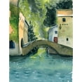 thumbnail image 2 of Shefranov, Olga 20x24 Black Ornate Wood Framed with Double Matting Museum Art Print Titled - Bridge, 2 of 4