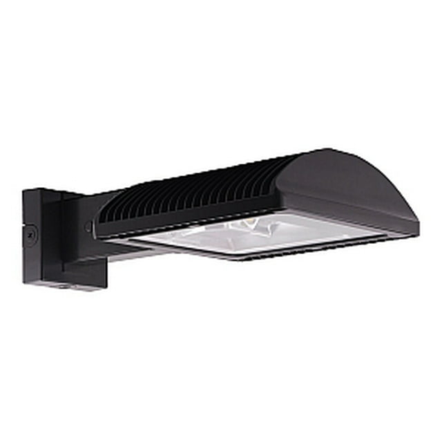 RAB Lighting LPack WallPack 105W LED High Output Cool Type II Bronze Light  With 277V Button Photocell