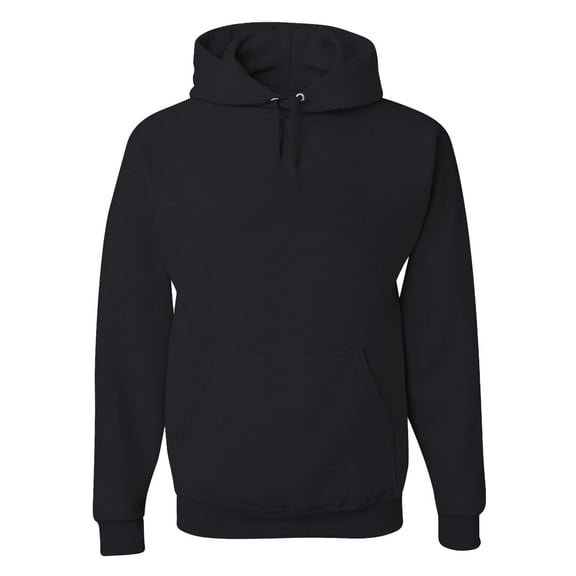 Kaufman Unisex Hooded Sweatshirt - Custom Embroidery - Soft Cotton Blend Hoodies for Men - Pullover Hoodie for Women (Black, Size SXL)