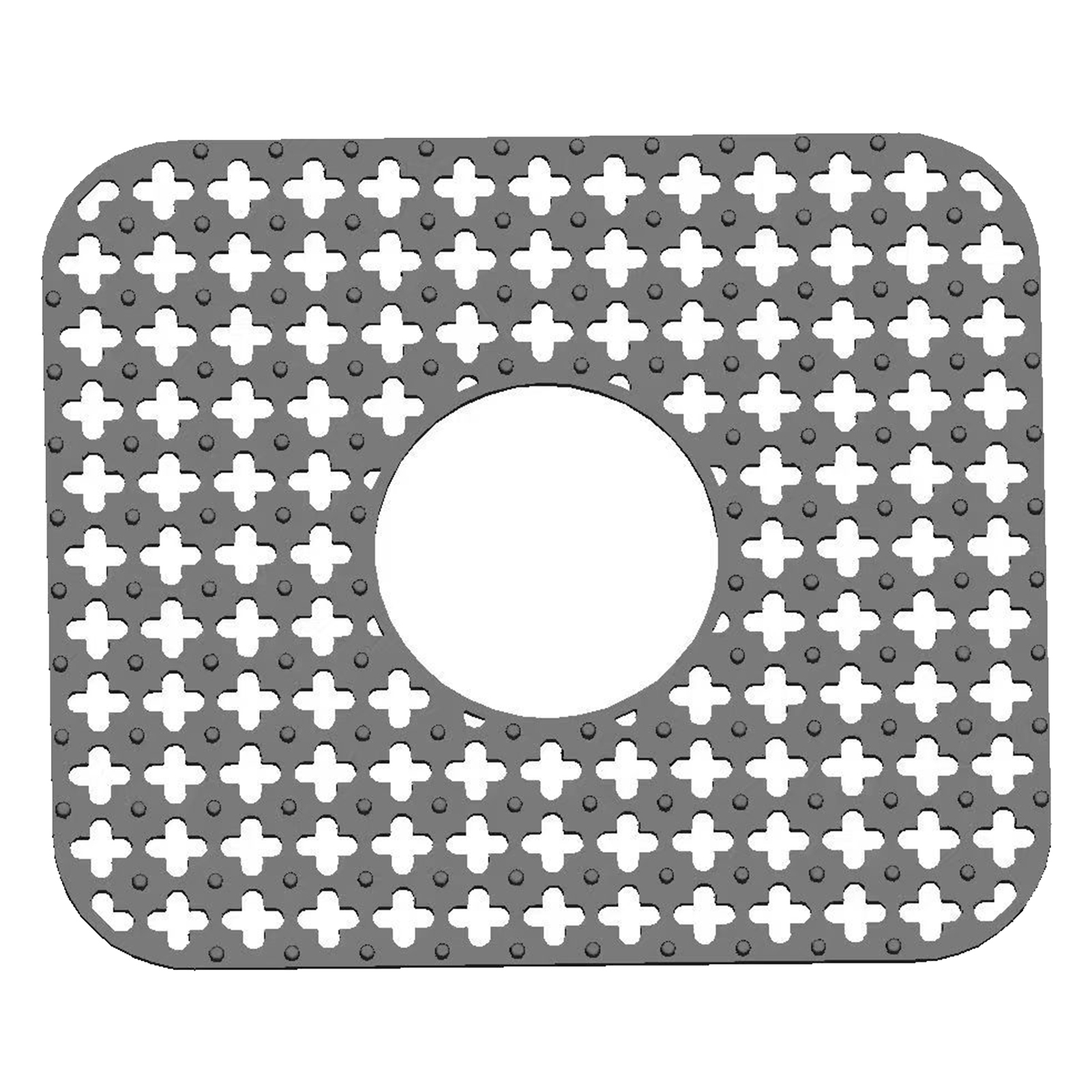 Reheyre AntiScratch Food Grade Hollow Sink Mat with Drain Hole