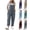 Gray, variant on YTCAMLO Loose Fit Overalls for Women Y2K Casual Plus Size Adjustable Straps Cargo Jumpsuits with Pockets Cozy Cotton Linen Summer Outfits