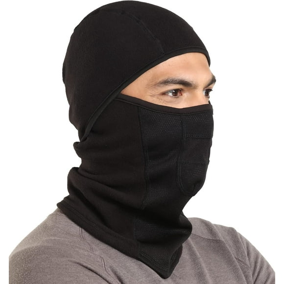 shiyou-Balaclava Workwear Ski Mask - Cold Weather Face Masks -Winter Shiesty Mask Cover for Men or Women - Snow Gear for Work, Skiing, Snowboarding, Motorcycle - Black