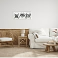 thumbnail image 2 of Stupell Industries Speak See Hear No Evil Skulls Graphic Art White Framed Art Print Wall Art, Design by Lil' Rue, 2 of 7
