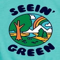 thumbnail image 3 of Instant Message - Earth Day - Seein' Green - Toddler & Youth Girls Short Sleeve Graphic T-Shirt, 3 of 6