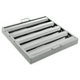 thumbnail image 5 of VEVOR Hood Filters, 19.5W x 19.5H inch, Pack of 6, 430 Stainless Steel, 4 Grooves Commercial Hood Filters, Commercial Kitchen Range Hood Filter, for Grease Rated Commercial Kitchen Exhaust Hoods, 5 of 9